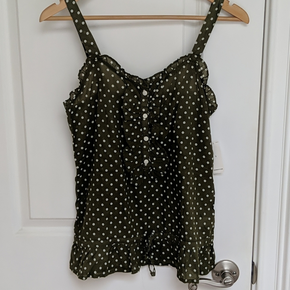 Brand New polkadot tank